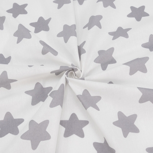 Ткань на отрез поплин 150 см 2024/2 цвет серый