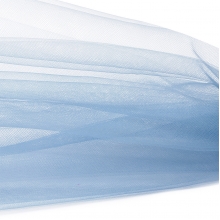 Маломеры Еврофатин мягкий матовый Hayal Tulle HT.S 300 см цвет 112 пудрово-голубой 1 м