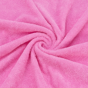 Маломеры махровое полотно 150 см 390 гр/м2 цвет розовый 2,4 м