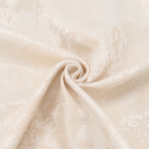 Портьерная ткань на отрез 150 см Мрамор 2 цвет молочный