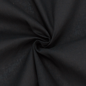Мерный лоскут бязь гладкокрашеная 120 гр/м2 150 см цвет черный 2,9 м