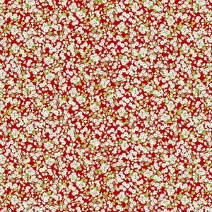 Маломеры перкаль 150 см 13147/2 Романтика цвет красный 3,5 м