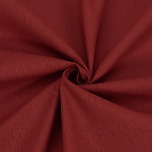 Ткань на отрез бязь гладкокрашеная 120 гр/м2 150 см цвет бордовый