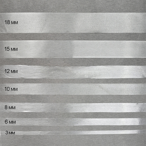 Лента силиконовая матовая ширина 10 мм толщина 0.12 мм