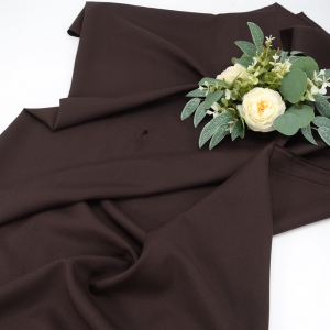 Мерный лоскут габардин №905 цвет темно-коричневый 1,3 м