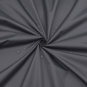 Ткань на отрез дюспо 240Т покрытие Milky 80 г/м2 цвет темно-серый
