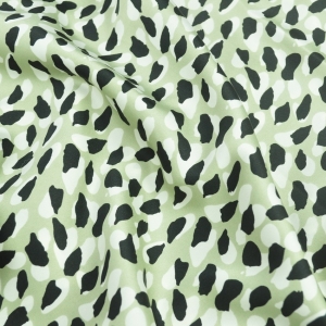 Ткань на отрез шелк 150 см d9 2622 Леопард цвет олива