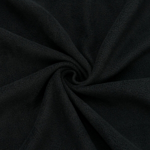 Ткань на отрез флис цвет Черный