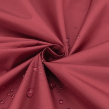 Ткань на отрез дюспо 240Т покрытие WR PU Milky 163 цвет бордо