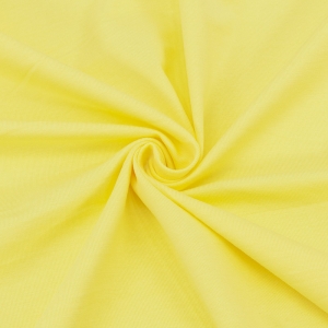 Ткань на отрез кулирка с лайкрой цвет лимонный