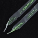 Шнурки силиконовые зеленая надпись 130см уп 2 шт
