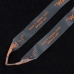 Шнурки силиконовые оранжевая надпись 130см уп 2 шт