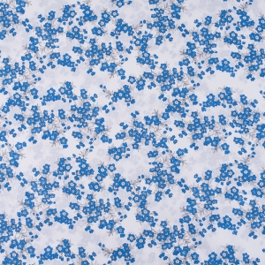 Ткань на отрез перкаль б/з 150 см 13153/5 Сакура цвет синий