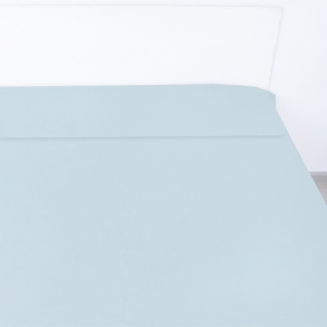 Пододеяльник из сатина 14-4504 цвет серо-голубой, 1,5 спальный