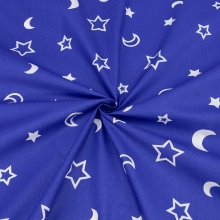 Поплин 150 см 394/21 цвет василек отрез 150х200