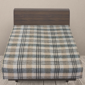 Одеяло п/ш (полушерсть) детское 420 гр/м2 полоса цвет серый 100/140 см