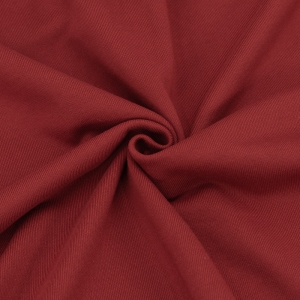 Ткань на отрез футер 3-х нитка диагональный F4 цвет бордовый