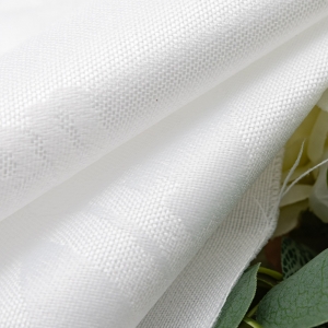 Мерный лоскут матрасная ткань 2703-3 цвет белый 3,5 м