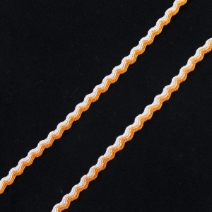 Тесьма плетеная вьюнчик С-3726 (3582) г17 уп 20 м ширина 7 мм (5 мм) рис 9253 цвет 001