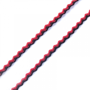 Тесьма плетеная вьюнчик С-3726 (3582) г17 уп 20 м ширина 7 мм (5 мм) рис 9253 цвет 022