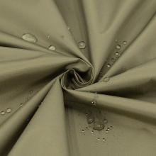 Ткань на отрез дюспо 240Т покрытие WR PU Milky 298 цвет хаки