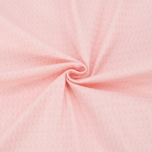 Маломеры вафельное полотно гладкокрашенное 150 см 240 гр/м2 7х7 мм цвет 025 цвет розовый 2,6 м
