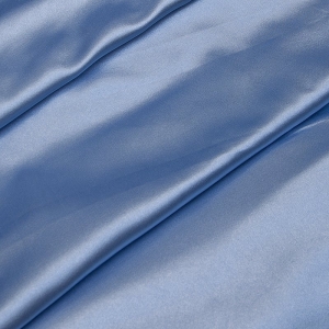 Шелк искусственный 100% полиэстер 220 см цвет голубой