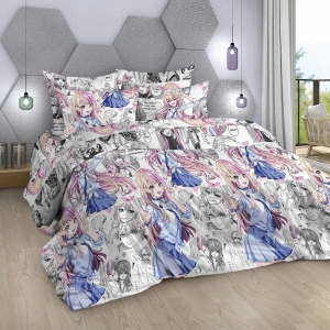 Ткань на отрез поплин 220 см 115 г/м2 13169/1 Азуми