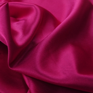 Ткань на отрез креп-сатин 1960 цвет фуксия