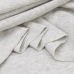 Ткань на отрез рибана кармеланж с лайкрой М-2000 цвет серый
