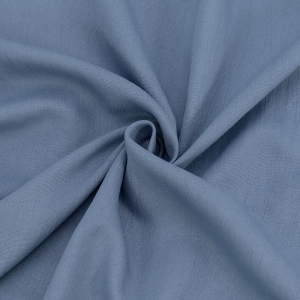 Ткань на отрез полиэстер с эффектом персика 220 см 16-4010 цвет серо-голубой