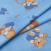 Ткань на отрез бязь ГОСТ детская 150 см 1332/1 За медом цвет голубой