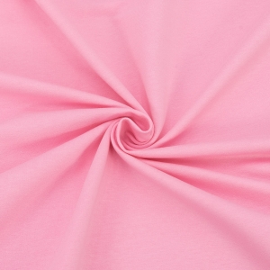 Ткань на отрез футер с лайкрой цвет розовый