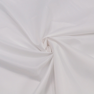 Ткань на отрез таффета 150 см 190Т цвет белый