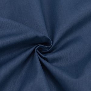 Ткань на отрез полулен 220 см 630 цвет синий