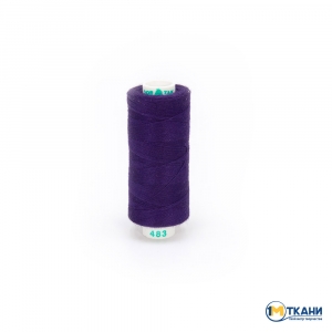 Нитки бытовые Dor Tak 40/2 366м 100% п/э, цв.483 фиолетовый