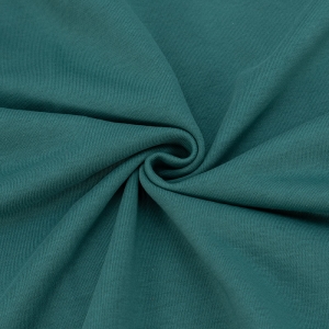 Мерный лоскут футер 3-х нитка диагональный №54-55 цвет зеленый 2,7 м