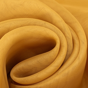 Ткань на отрез Вуаль 280 см цвет горчица