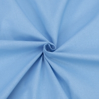 Ткань на отрез бязь гладкокрашеная ГОСТ 150 см цвет голубой