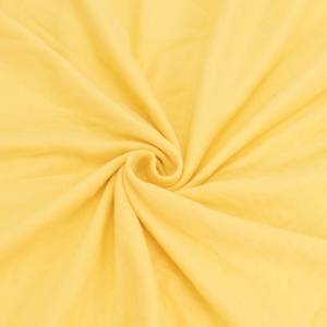 Ткань на отрез кулирка цвет желтый