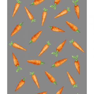 Полотно вафельное 50 см набивное арт 60 Тейково рис 29126 вид 3 Морковки