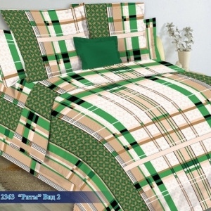Ткань на отрез о/м ГОСТ 150 см 2363-2 Ритм цвет зеленый