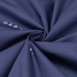 Ткань на отрез дюспо 240Т покрытие WR PU Milky 330 цвет темно-синий