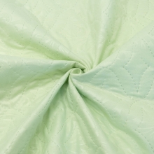 Ткань на отрез ультрастеп 220 см №2 цвет салатовый (односторонний)