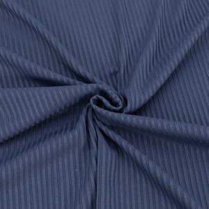 Ткань на отрез трикотаж лапша цвет синий