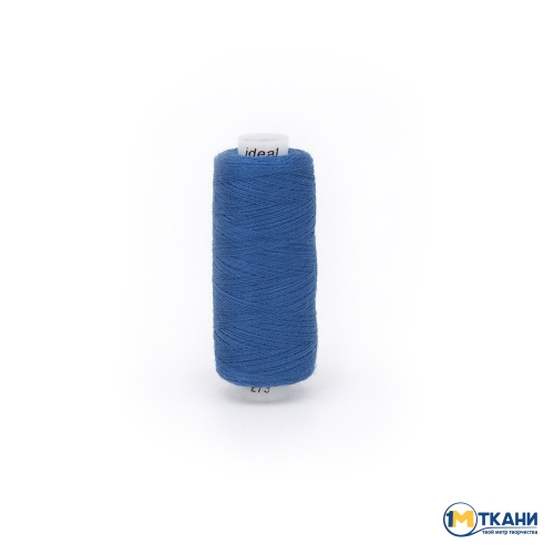 Нитки бытовые IDEAL 40/2 366м 100% п/э, цв.273 синий
