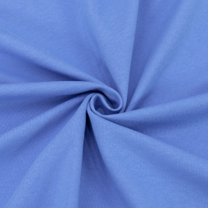 Ткань на отрез футер с лайкрой цвет голубой