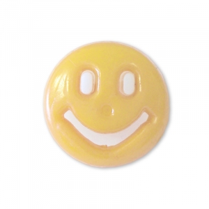 Пуговица детская сборная Смайл 13 мм цвет св-желтый упаковка 24 шт