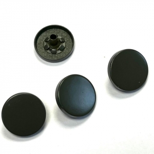 Кнопка установочная декоративная 15мм черный А028 10 шт