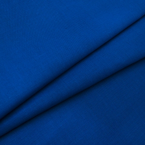 Ткань на отрез полулен 150 см 70014 цвет синий